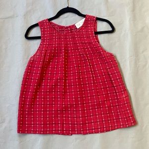 The Great sleeveless picnic blouse size small.
